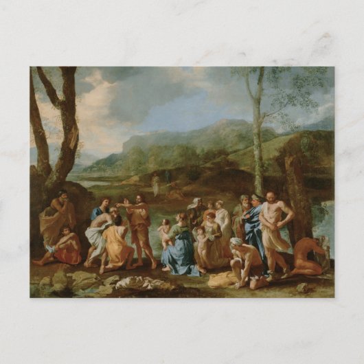 Nicolas Poussin Art Postkarte (Vorderseite)