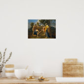 Nicolas Poussin - Et in Arcadia ego Poster (Küche)