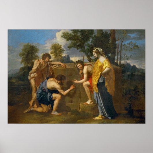 Nicolas Poussin - Et in Arcadia ego Poster (Vorne)