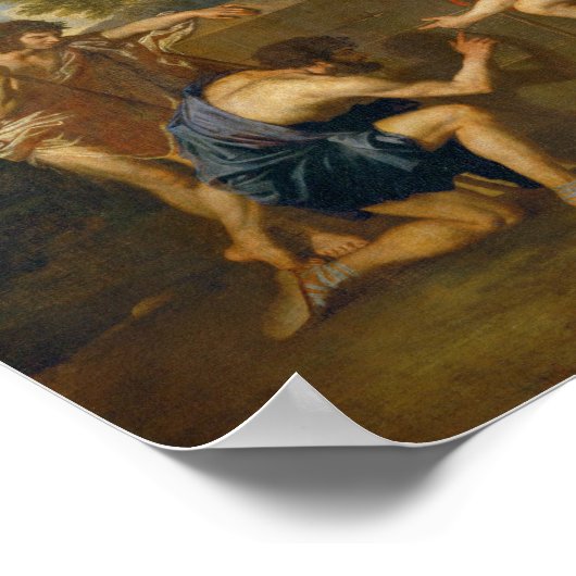 Nicolas Poussin - Et in Arcadia ego Poster (Ecke)