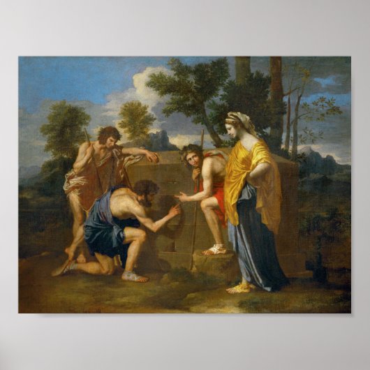 Nicolas Poussin - Et in Arcadia ego Poster (Vorne)