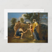 Nicolas Poussin - Et in Arcadia ego Postkarte (Vorne/Hinten)