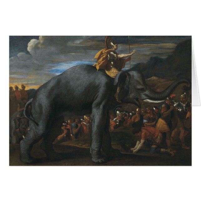 Nicolas Poussin - Hannibal überquert die Alpen (Vorderseite (Horizontal))