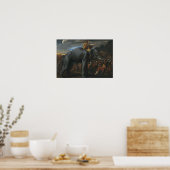 Nicolas Poussin - Hannibal überquert die Alpen Poster (Küche)