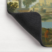 Nicolas Poussin - Landschaft mit einer Ruhe Mousepad (Ecke)