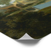 Nicolas Poussin - Landschaft mit einer Ruhe Poster (Ecke)