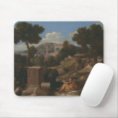 Nicolas Poussin - Landschaft mit Saint John Mousepad (Mit Mouse)