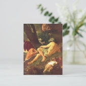 Nicolas Poussin - Midas waschen am Fluss Pactolus Postkarte (Stehend Vorderseite)