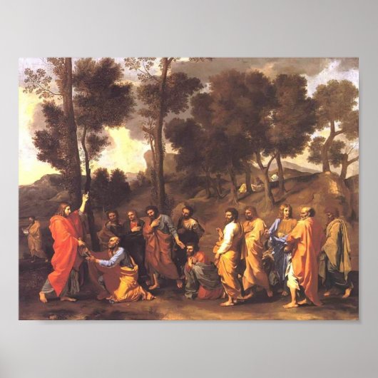Nicolas Poussin- Ordination Poster (Vorne)