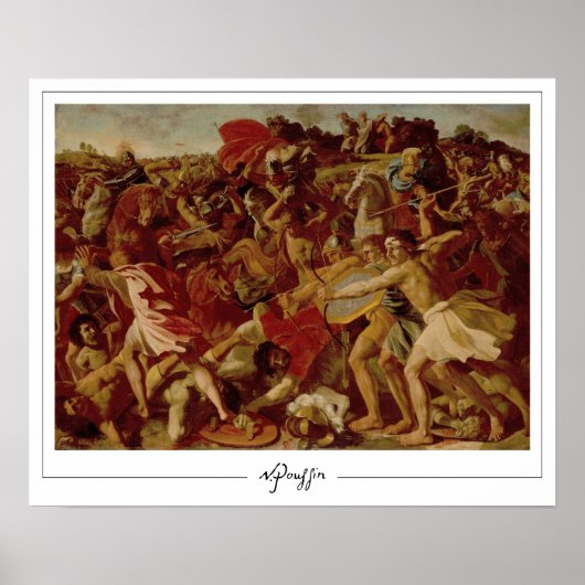 Nicolas Poussin Zedign Art Poster #122 (Vorne)