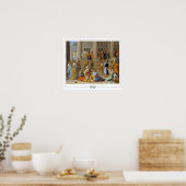 Nicolas Poussin Zedign Art Poster #201 (Küche)