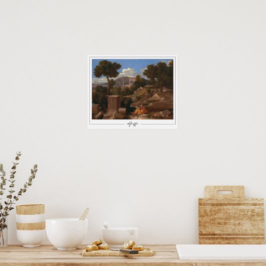 Nicolas Poussin Zedign Art Poster #250 (Küche)