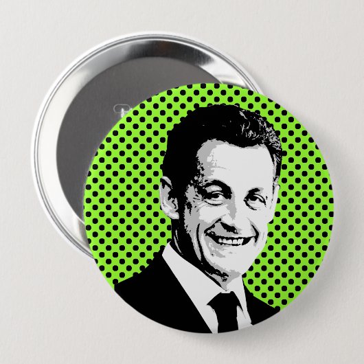 Nicolas Sarkozy Button (Vorne & Hinten)