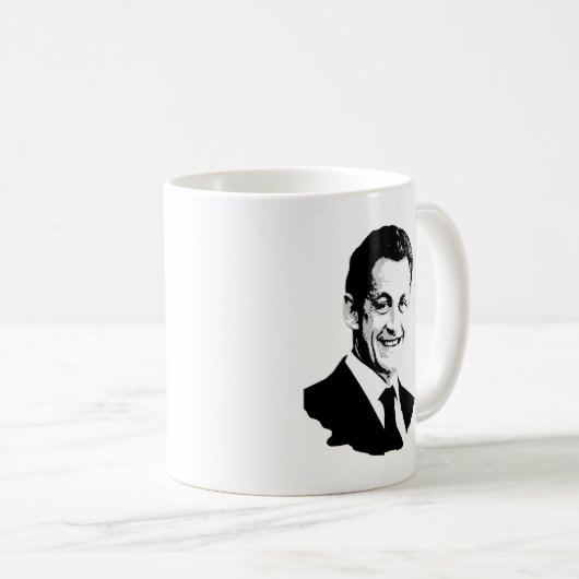 Nicolas Sarkozy Kaffeetasse (VorderseiteRechts)