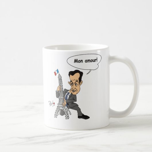 Nicolas Sarkozy Kaffeetasse (Rechts)