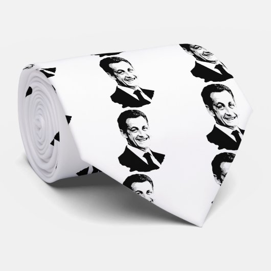 Nicolas Sarkozy Krawatte (Gerollt)