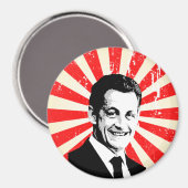 Nicolas Sarkozy Magnet (Vorderseite/Rückseite)