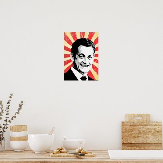 Nicolas Sarkozy Poster (Küche)
