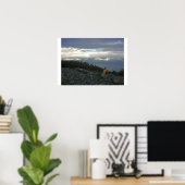 Nicolas über den Bluff Poster (Heimbüro)