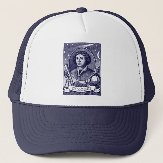 Nicolaus Copernicus Truckerkappe (Vorderseite)