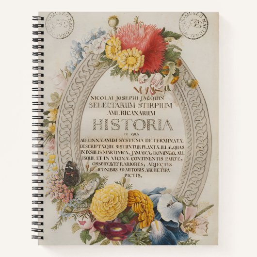 Nicolaus_Joseph_Jacquin_1763 Notizblock (Vorderseite)