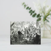 Nicolaus Kopernicus erläutert seine Theorie Postkarte (Stehend Vorderseite)