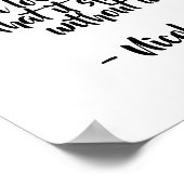 Nicole Addison Zitat Poster (Ecke)