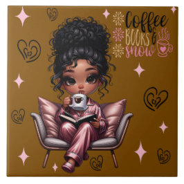 Nicole Coffee Books Keramik Tile Fliese