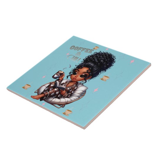 Nicole Coffee & Chill Keramik Tile Fliese (Seite)