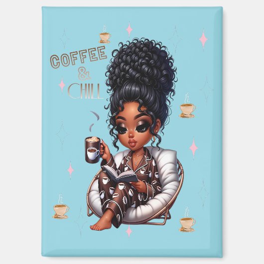 Nicole Coffee & Chill Magnet (Vorderseite)