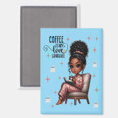 Nicole Coffee Liebe Magnet (Vorderseite/Rückseite)