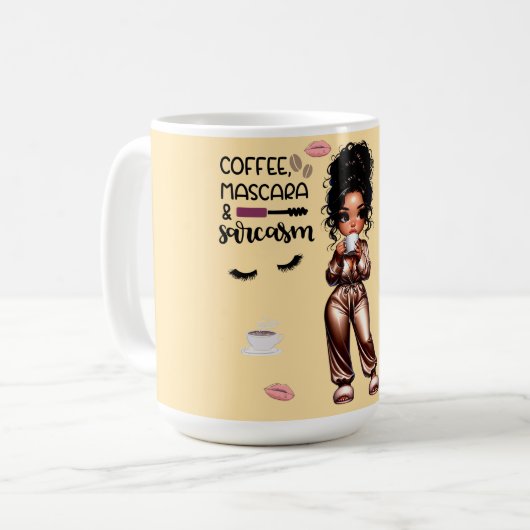 Nicole Coffee & Mascara Tasse (Vorderseite Links)