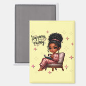 Nicole Glück ist mein vorrangiges Ziel Magnet (Vorderseite/Rückseite)