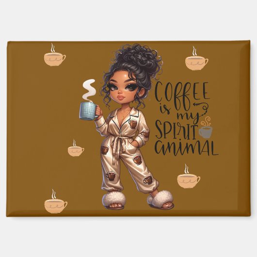 Nicole Spirit Animal Magnet (Vorderseite)