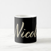 Nicole white gold Handwriting Tasse Kaffeetasse (Mittel)