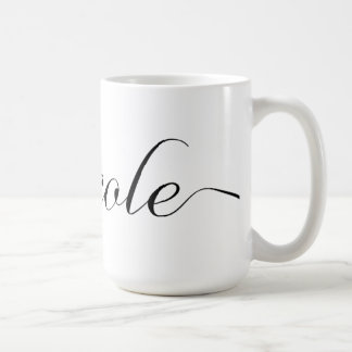 Nicolepersonalisierte Namenskaffee-Tasse - Kaffeetasse