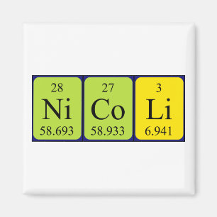 Nicoli Periodenmagnet Magnet