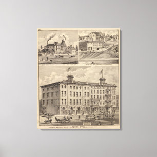 Nicollet Haus, Orths Brauerei, Minnesota Leinwanddruck