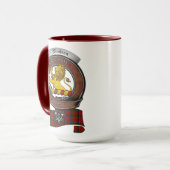 Nicolson Clan Abzeichen Combo 15oz Tasse (Vorderseite Links)