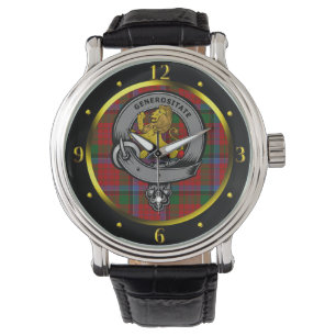 Nicolson Clan Abzeichen & Tartan Watch Armbanduhr