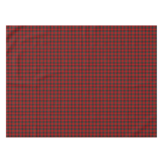 Nicolson Tartan Red und Black Scottish Kariert Tischdecke (Vorderseite (Horizontal))