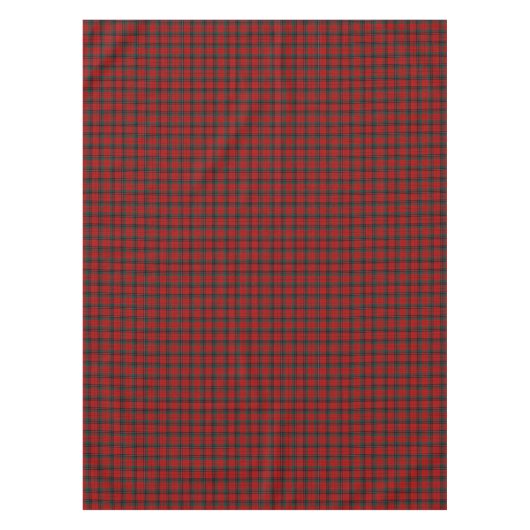 Nicolson Tartan Red und Black Scottish Kariert Tischdecke (Vorderseite)