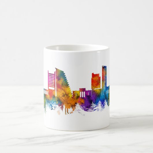 Nicosia Cyprus Skyline Kaffeetasse (Mittel)