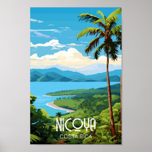 Nicoya Halbinsel Costa Rica Berühmter Reiseort Poster