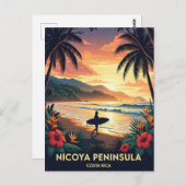 Nicoya Halbinsel Costa Rica Travel Postkarte (Vorne/Hinten)