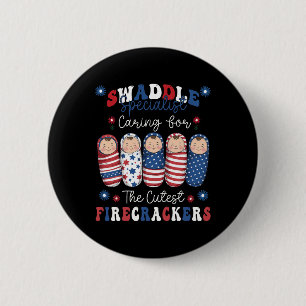 Nicu Arbeit und Lieferung humorvolle Krankenschwes Button