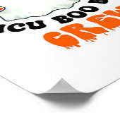 Nicu boo boo Crew halloween, Nicu Boo Crew Funny N Poster (Ecke)