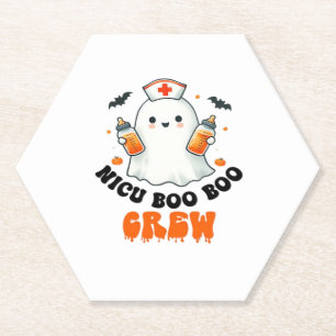Nicu boo boo Crew halloween, Nicu Boo Crew Funny N Untersetzer