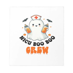 Nicu Boo Boo Crew Halloween,Nicu Boo Crew Lustige Notizblock