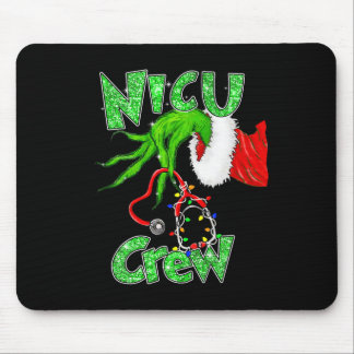 Nicu Crew Nurse Merry Christmas Stethoscope Xmas P Mousepad